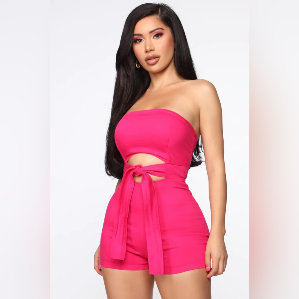 Fuschia Romper